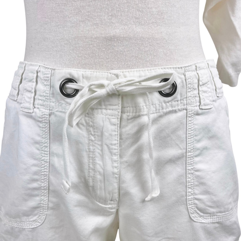 Ann Taylor LOFT Shorts Drawstring Waist Womens M Coastal Lightweight Cargo‎ - Picture 5 of 10